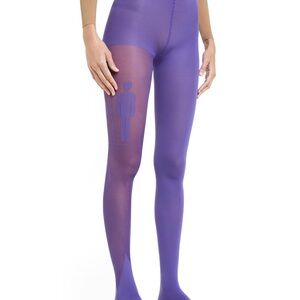 Purple Women's Hosiery Tights